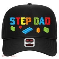 Stepdad Master Builder Building Bricks Blocks Family Parents Cool Gift Hat thumb 0