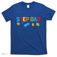 Stepdad Master Builder Building Bricks Blocks Family Parents Cool Gift T-Shirt thumb 0