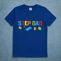 Stepdad Master Builder Building Bricks Blocks Family Parents Cool Gift T-Shirt thumb 5