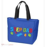 Stepdad Master Builder Building Bricks Blocks Family Parents Cool Gift Tote Bag thumb 3
