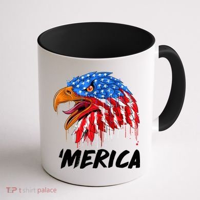 Sweet Merica Ball Eagle Coffee Mug back