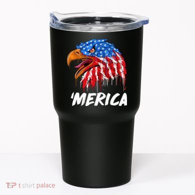 Sweet Merica Ball Eagle Tumbler