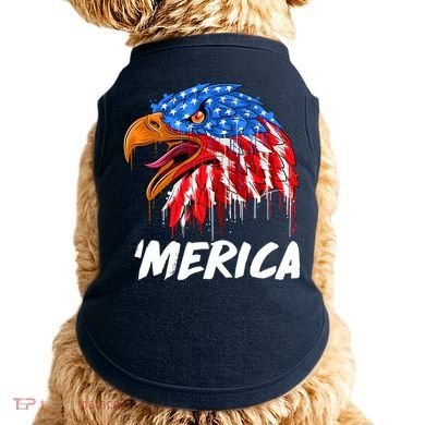 Sweet Merica Ball Eagle Doggie Tank