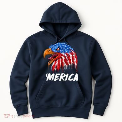 Sweet Merica Ball Eagle Hoodie