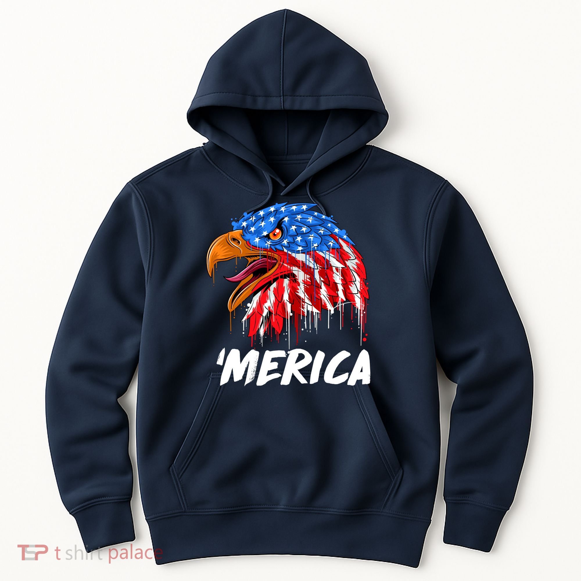 Sweet Merica Ball Eagle Hoodie