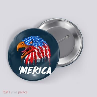Sweet Merica Ball Eagle Button