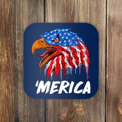 Sweet Merica Ball Eagle Coaster