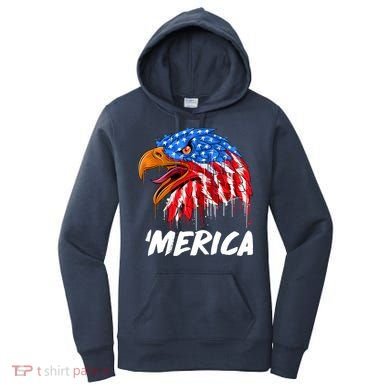 Sweet Merica Ball Eagle Women's Hoodie
