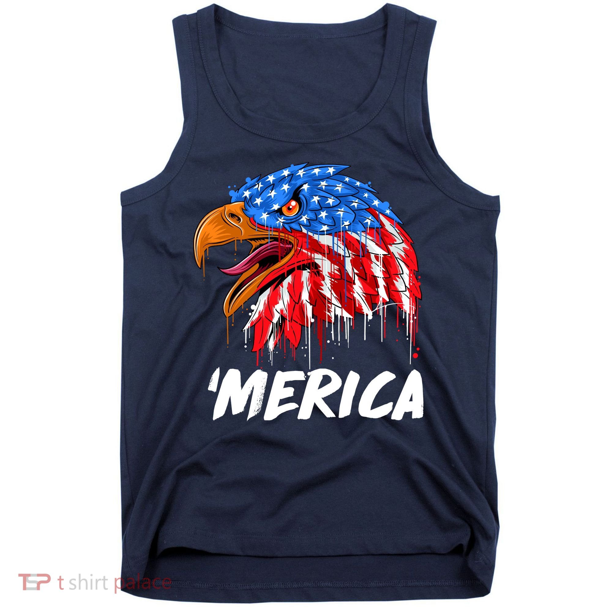 Sweet Merica Ball Eagle Tank Top