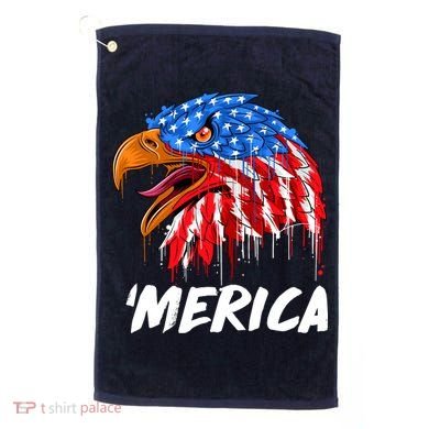 Sweet Merica Ball Eagle Golf Towel