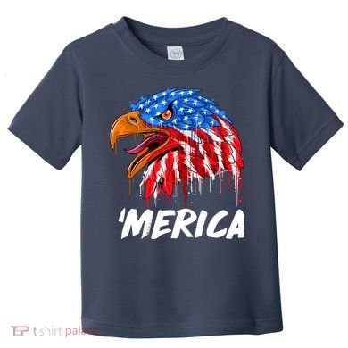 Sweet Merica Ball Eagle Toddler T-Shirt