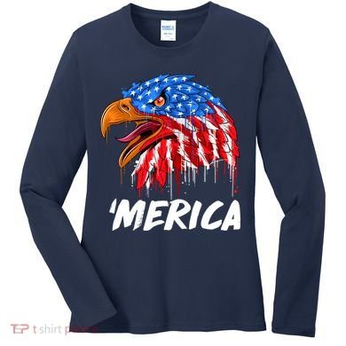Sweet Merica Ball Eagle Women's Long Sleeve Shirt