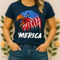 Sweet Merica Ball Eagle Women's T-Shirt thumb 2