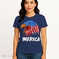Sweet Merica Ball Eagle Women's T-Shirt thumb 4