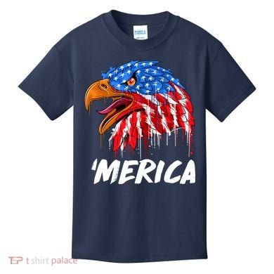 Sweet Merica Ball Eagle Kids T-Shirt