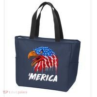 Sweet Merica Ball Eagle Tote Bag thumb 3