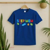 Stepmom Master Builder Building Bricks Blocks Family Parents Great Gift T-Shirt thumb 2