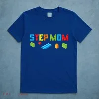 Stepmom Master Builder Building Bricks Blocks Family Parents Great Gift T-Shirt thumb 5