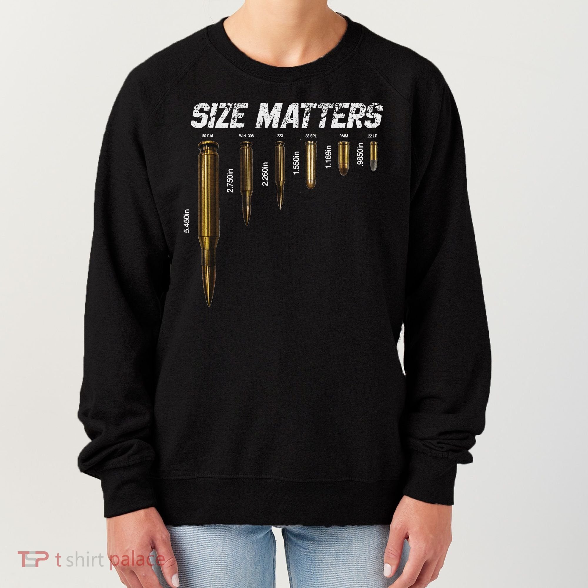Size Matters Bullets Women's Sweatshirt