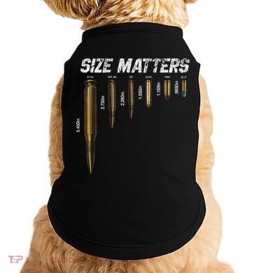 Size Matters Bullets Doggie Tank