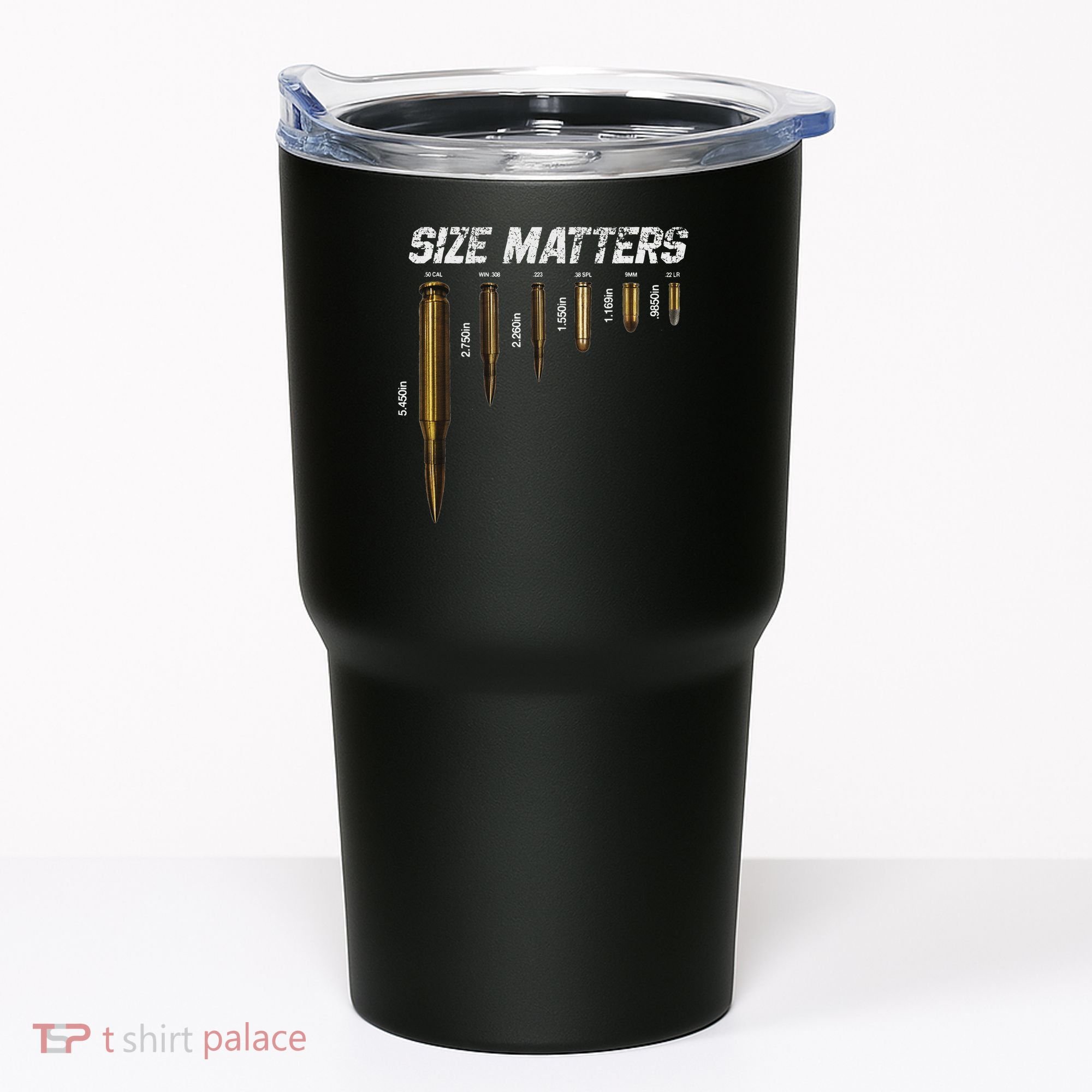 Size Matters Bullets Tumbler