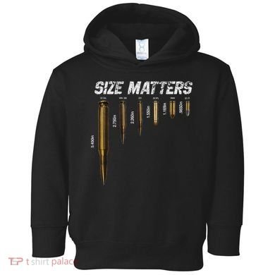 Size Matters Bullets Toddler Hoodie