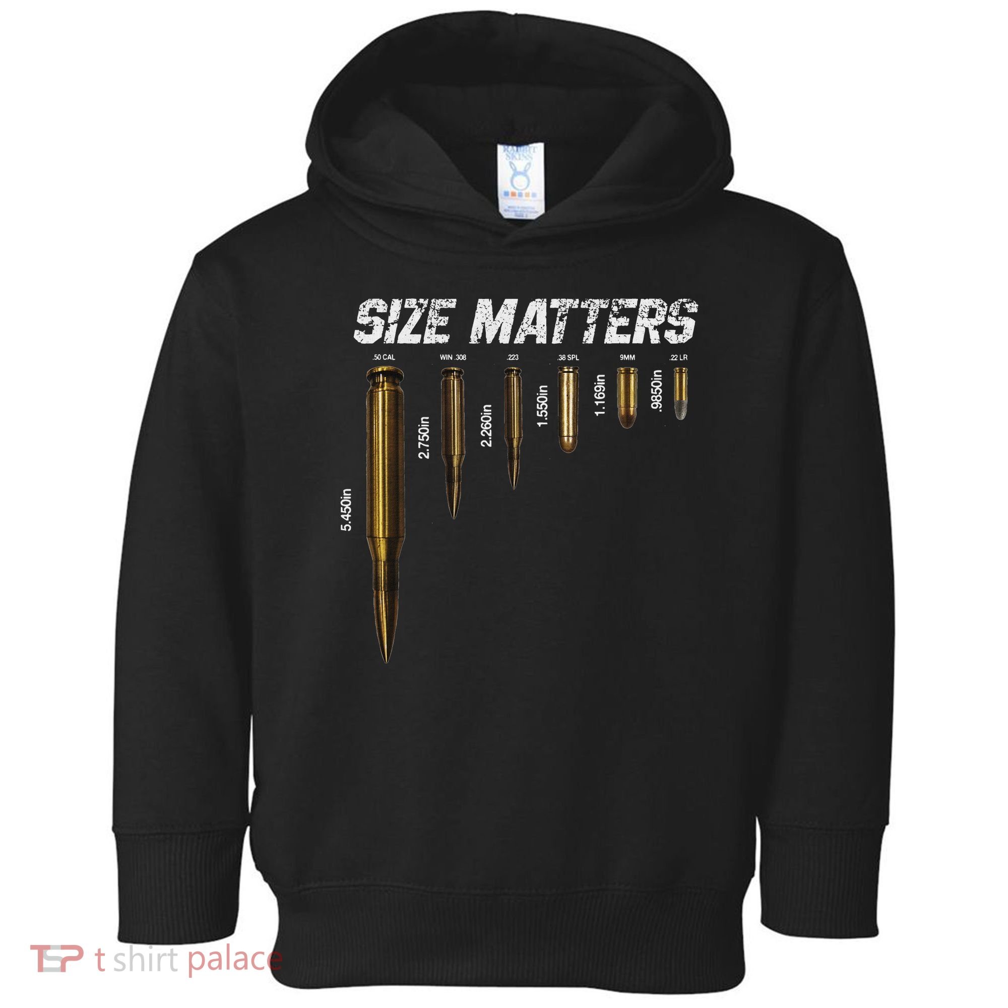 Size Matters Bullets Toddler Hoodie