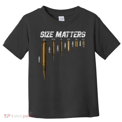 Size Matters Bullets Toddler T-Shirt