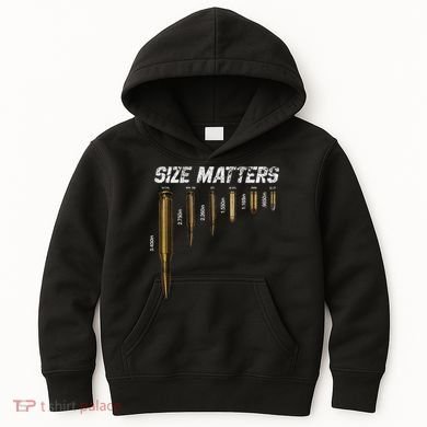Size Matters Bullets Kids Hoodie