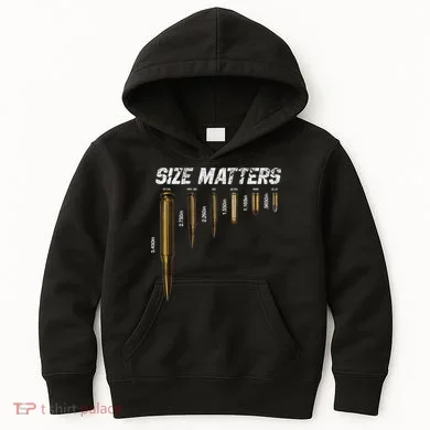 Size Matters Bullets Kids Hoodie