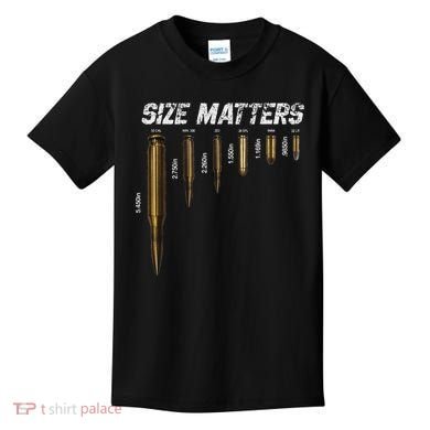 Size Matters Bullets Kids T-Shirt
