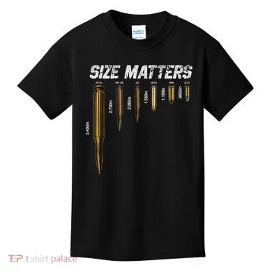 Size Matters Bullets Kids T-Shirt
