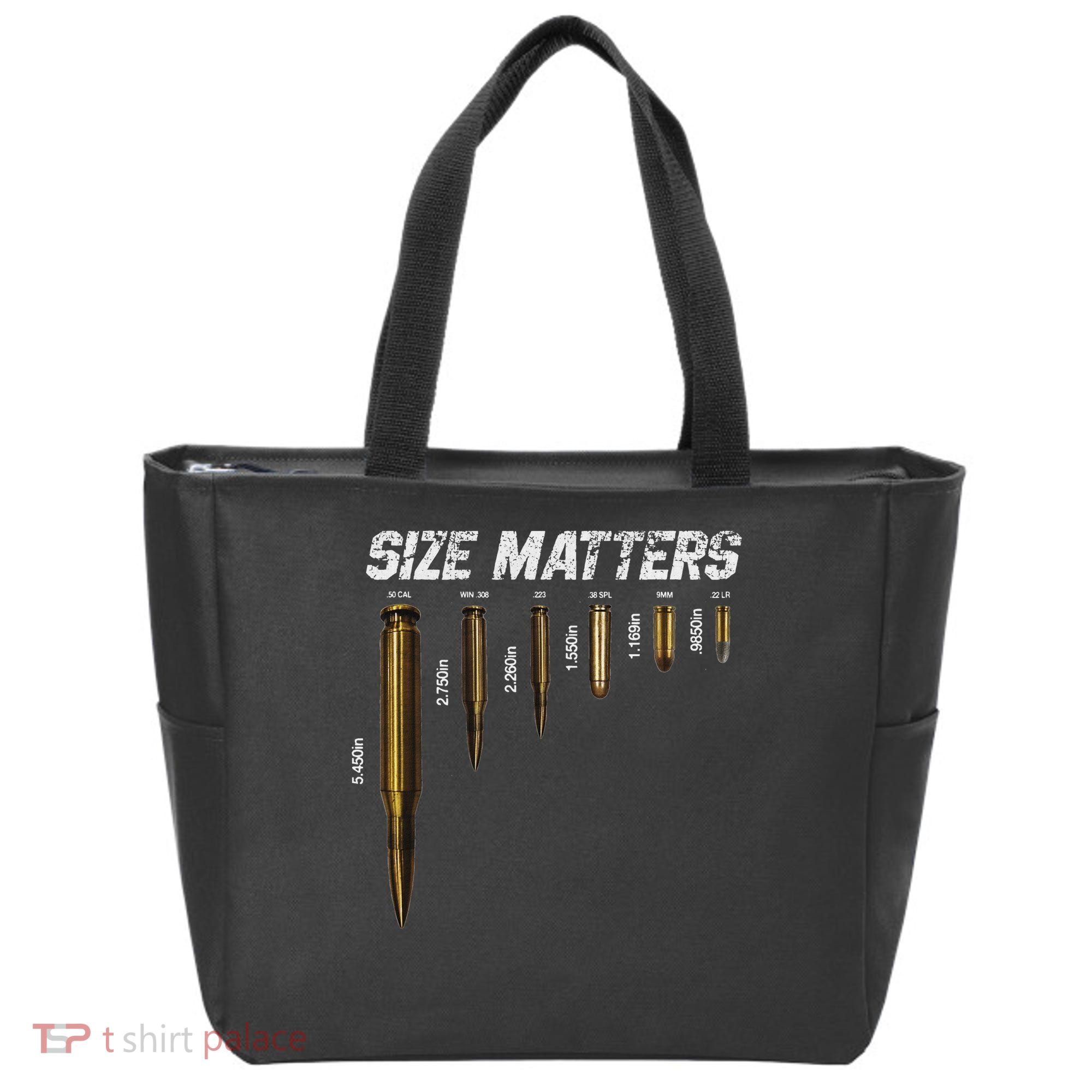 Size Matters Bullets Tote Bag