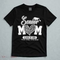Senior Mom Class Of 2026 Senior Mama 26 Graduation Leopard T-Shirt thumb 5