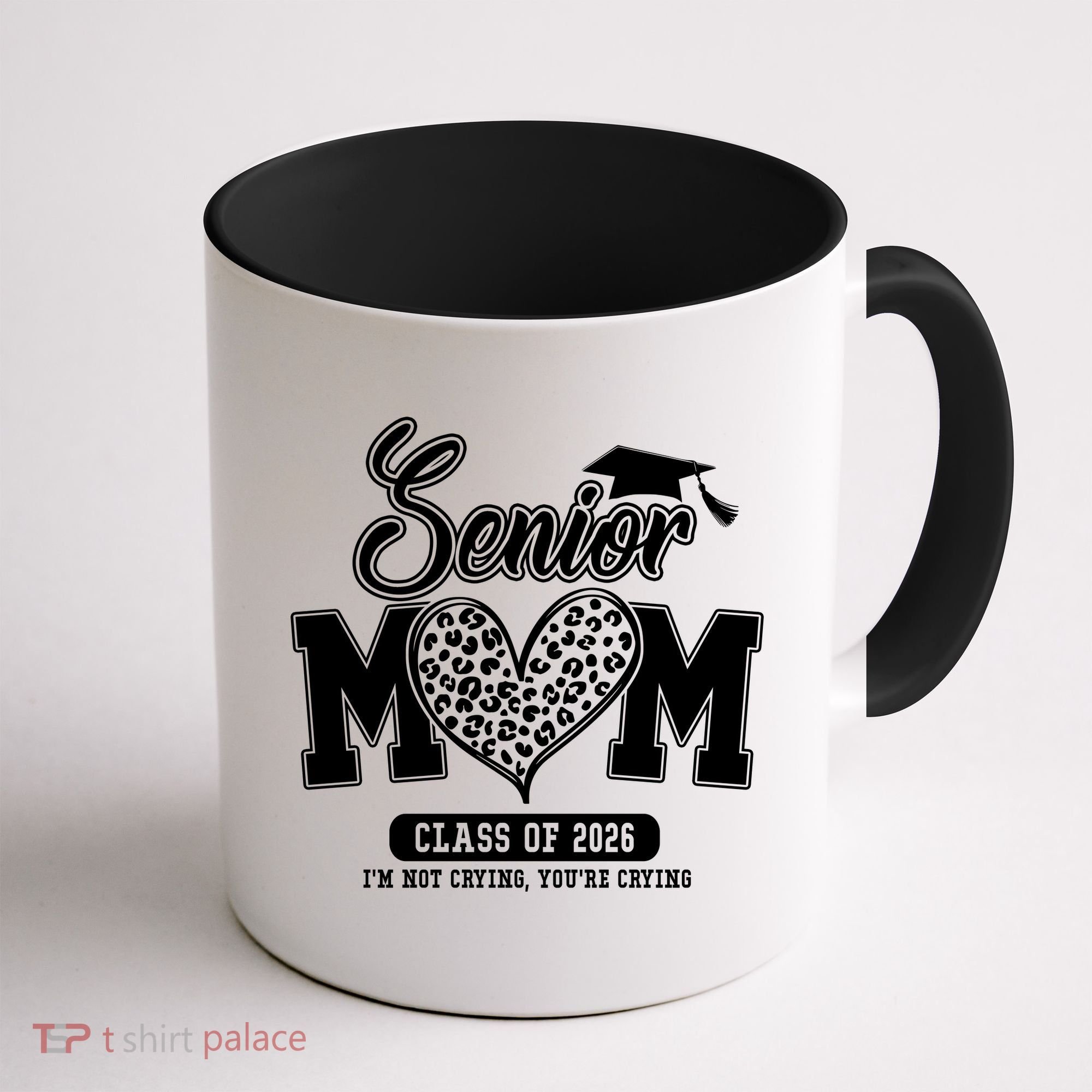 Senior Mom Class Of 2026 Senior Mama 26 Graduation Leopard Coffee Mug