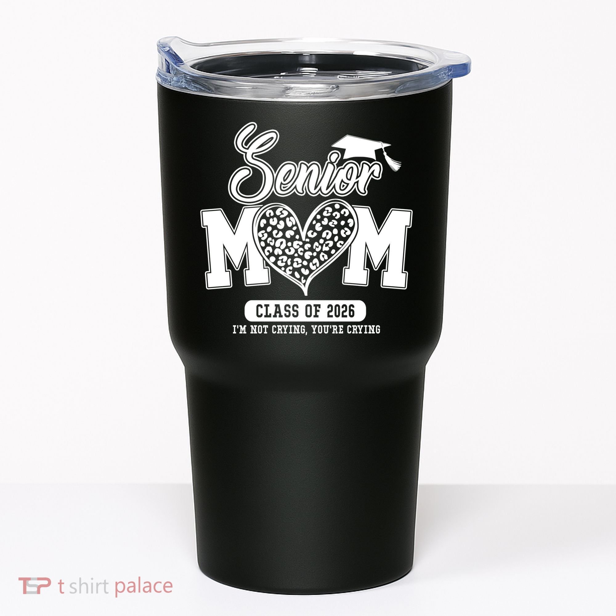 Senior Mom Class Of 2026 Senior Mama 26 Graduation Leopard Tumbler