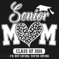 Senior Mom Class Of 2026 Senior Mama 26 Graduation Leopard Mousepad thumb 1