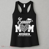 Senior Mom Class Of 2026 Senior Mama 26 Graduation Leopard Women's Tank Top thumb 3