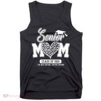 Senior Mom Class Of 2026 Senior Mama 26 Graduation Leopard Tank Top thumb 0