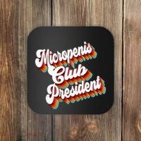 Sarcastic Micropenis Club President Coaster thumb 0