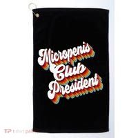 Sarcastic Micropenis Club President Golf Towel thumb 0