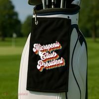 Sarcastic Micropenis Club President Golf Towel thumb 2