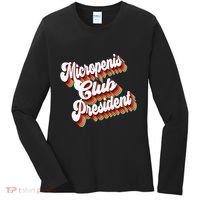 Sarcastic Micropenis Club President Women's Long Sleeve Shirt thumb 0