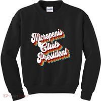 Sarcastic Micropenis Club President Kids Sweatshirt thumb 0