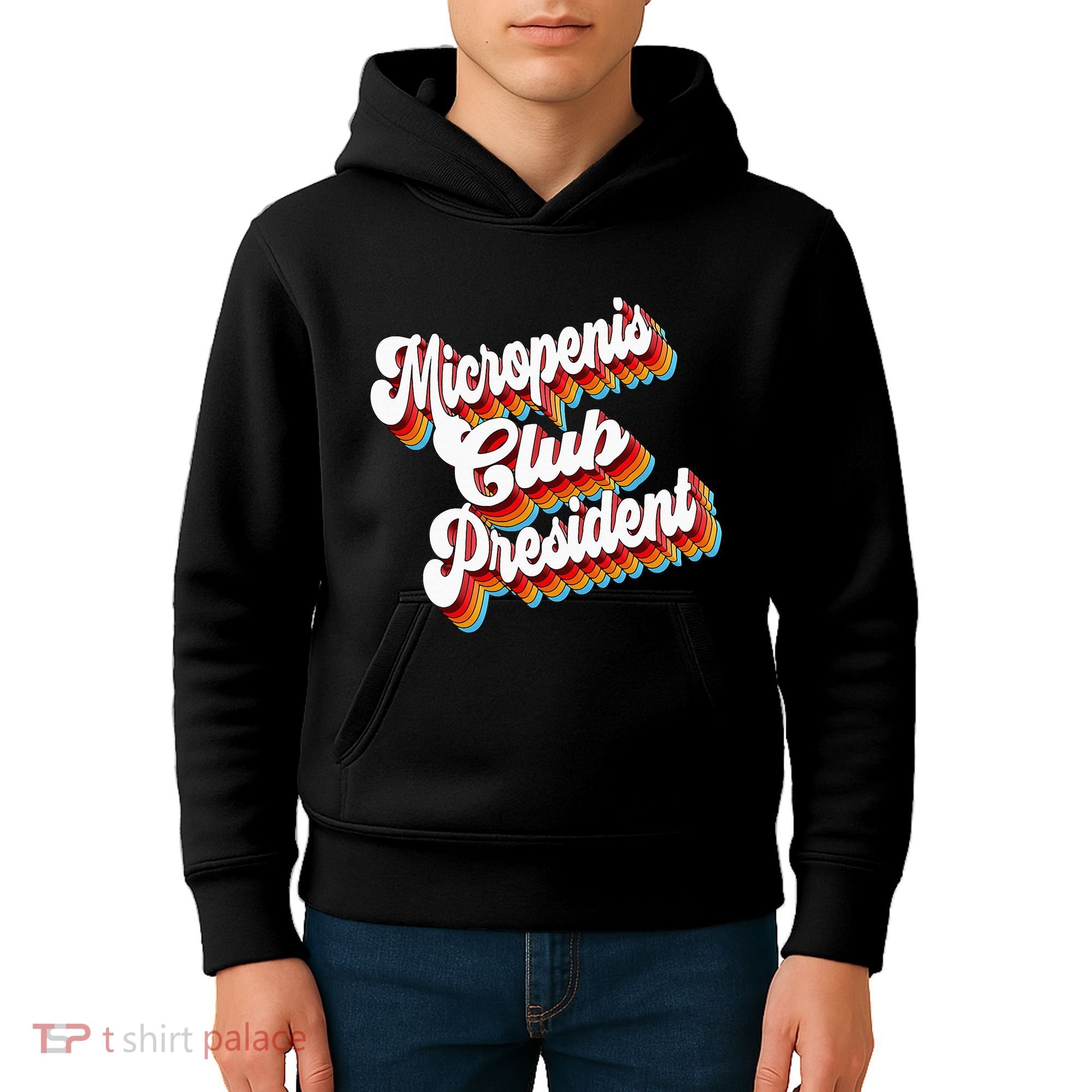 Sarcastic Micropenis Club President Kids Hoodie