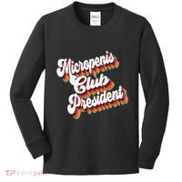 Sarcastic Micropenis Club President Kids Long Sleeve Shirt thumb 0