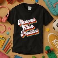 Sarcastic Micropenis Club President Kids T-Shirt thumb 3