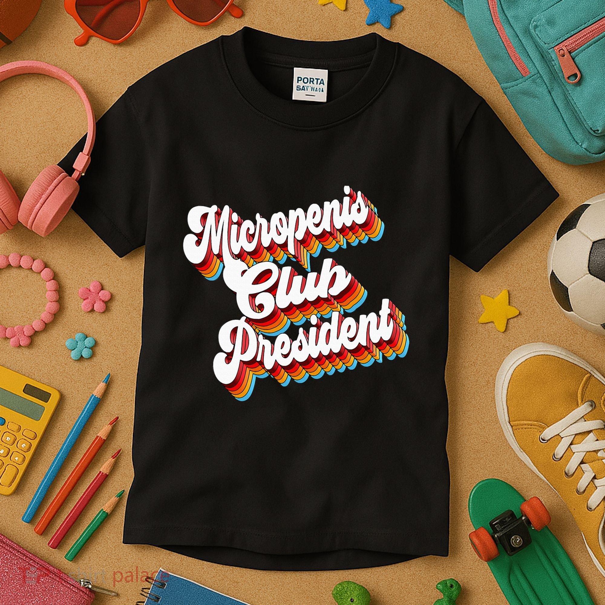 Sarcastic Micropenis Club President Kids T-Shirt