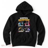 Scientific Meowthod Cat Themed Educational Fun Hoodie thumb 0