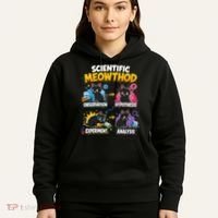 Scientific Meowthod Cat Themed Educational Fun Hoodie thumb 5